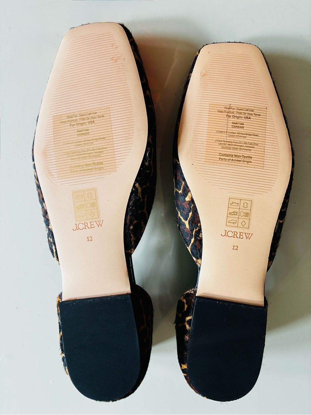J. Crew Quinn cutout ballet flats in leopard-print calf hair.12. New. - Picture 9 of 10